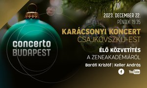 Karácsonyi élő koncertközvetítéssel ajándékozza meg a zeneszeretőket az adventi időszakban a Concerto Budapest